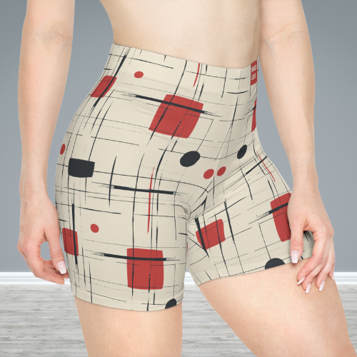 9" High-Waist Compression Shorts – Flex, Stretch & Breathe