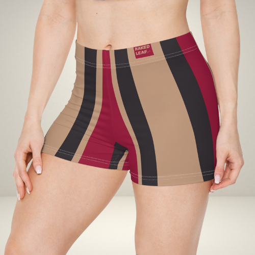 6" Stylish Women's Striped Shorts - Comfort for Summer Days