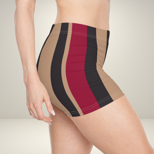 6" Stylish Women's Striped Shorts - Comfort for Summer Days