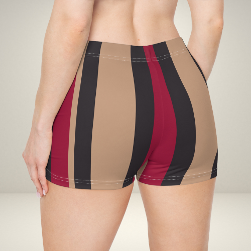 6" Stylish Women's Striped Shorts - Comfort for Summer Days