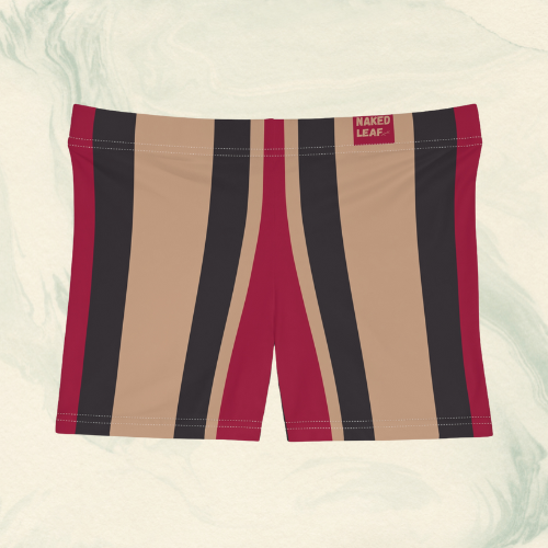 6" Stylish Women's Striped Shorts - Comfort for Summer Days
