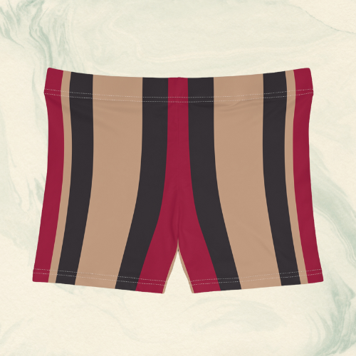 6" Stylish Women's Striped Shorts - Comfort for Summer Days
